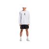 On Logo Print Round Neck Pullover Lg Sleeve Sweatshirt Men Sweatshirt White 1ME10340069