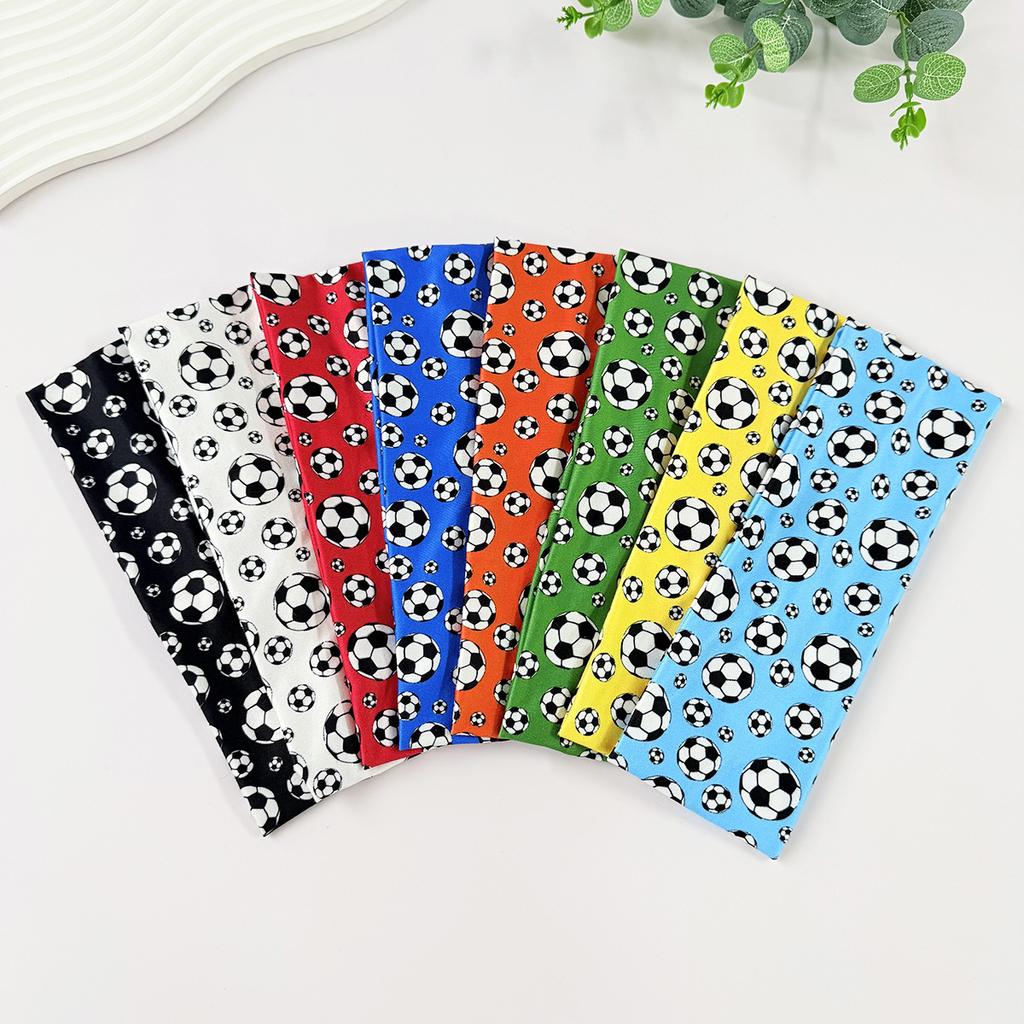 Football Headband, Cheering Headband, Elastic Sports Headband, Unisex Sweatband Headband