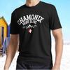 Nuova T-shirt Attiva Chamonix Mont Blanc Divertente Taglia S - 5XL