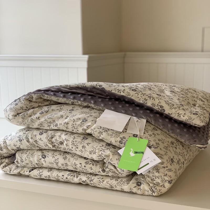 Mling Washable Double Dot Velvet Quilt