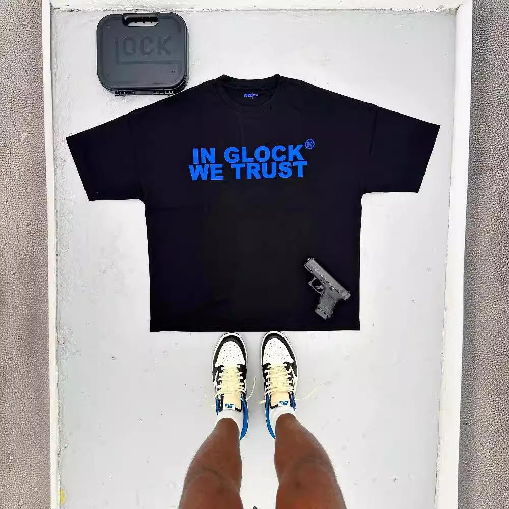 Summer Harajuku Fashion Loose Top Letter Printed Short Sleeved Men's and Women's Unisex T-shirts