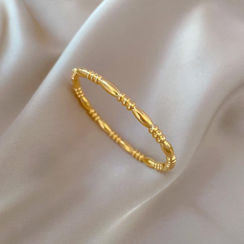 Zen Staff European And American Bracelet Minimalist Retro Fashion Stainless Steel Jewelry