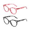 TUREZING Presbyopia Eyeglasses Diopter Eyeg-lasses For Men Women High-Quality Blue Light Circular Frames Flexible Spring Hinge