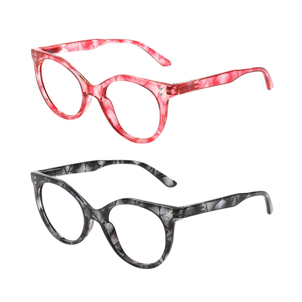 TUREZING Presbyopia Eyeglasses Diopter Eyeg-lasses For Men Women High-Quality Blue Light Circular Frames Flexible Spring Hinge