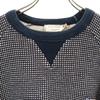 MAISON KITSUNE Made in Portugal Long sleeve waffle knit XS Navy Men's Used