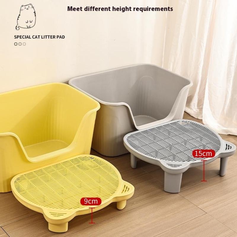 Indoor Cat Litter Mat Easy To Clean Double Layer Litter Box Control Sand Table Non-Slip Washable Cat Litter Mat Collection Pad