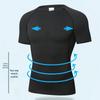 Herren Quick-Dry Siebenfarbige Kurzarm Body-Shaping Basisschicht für das Training