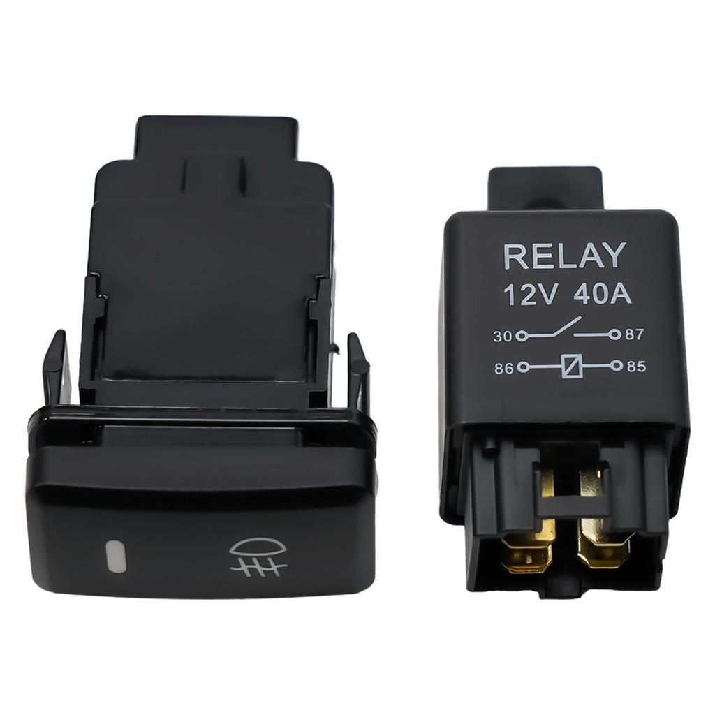 Button Switch Wiring Harness ABS Plastic Pvc Connector Direct Installation Driving Lights Durability Front Lamps
