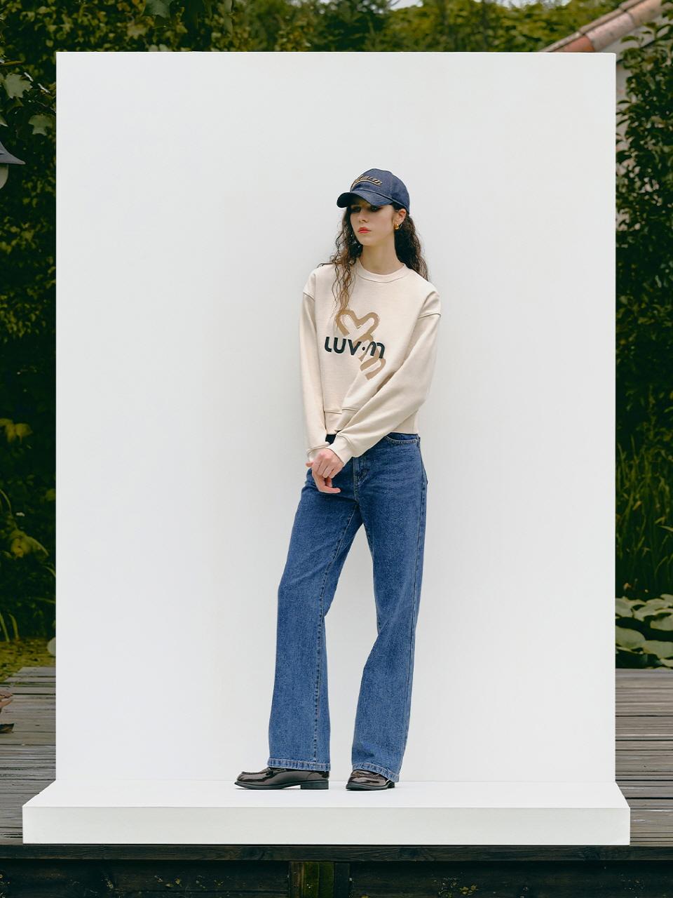 Свитшот с логотипом Luvm_Кремовый Cream/55_J243Psm703_Cr1