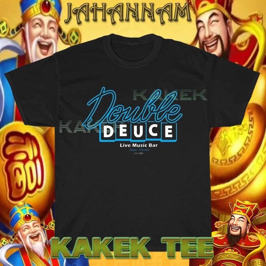 New Road House Movie Double Deuce Logo American T shirt Funny Size S to 5XL XL