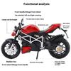 1/12 Scale Ducati Streetfighter S Muscle Alloy Motorcycle Diecast Model Sound & Light Desktop Collection Decorative Gift Boys