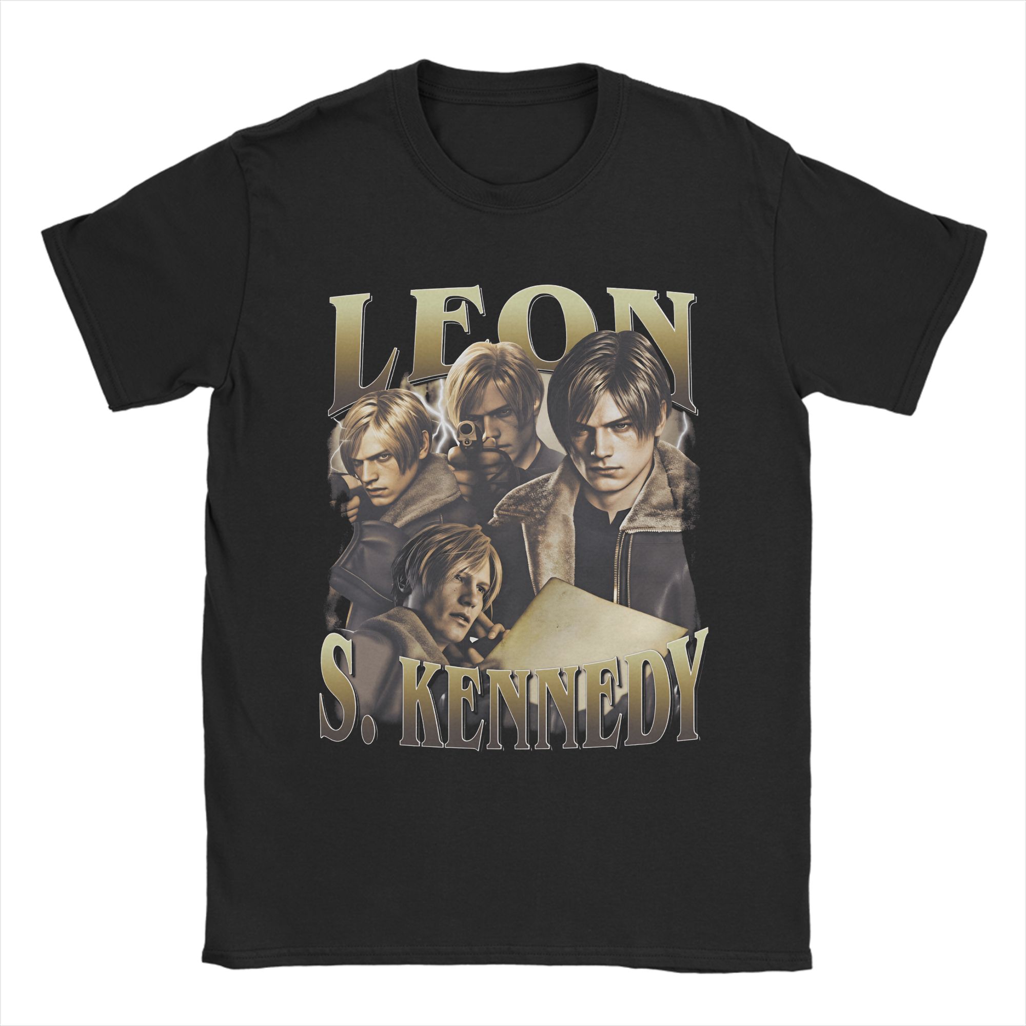 

Vintage TShirt Beach Leon S Leisure TShirts Cotton Tshirt for Men Y2K Casual Design Short Sleeve Tees S