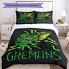 Gremlins Bedding Set Suitable for Dormitory Machine Washable Christmas Gift