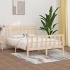 VidaXL Bed Frames Solid Pine Wood 120x200 Cm 3107023