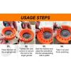 Drill Bit Sharpener,Drill Bit Sharpener For All Bits,Portable Drill Bit Sharpener,Multipurpose Drill Bit Grinding Sharpener for Grinding and Polishing