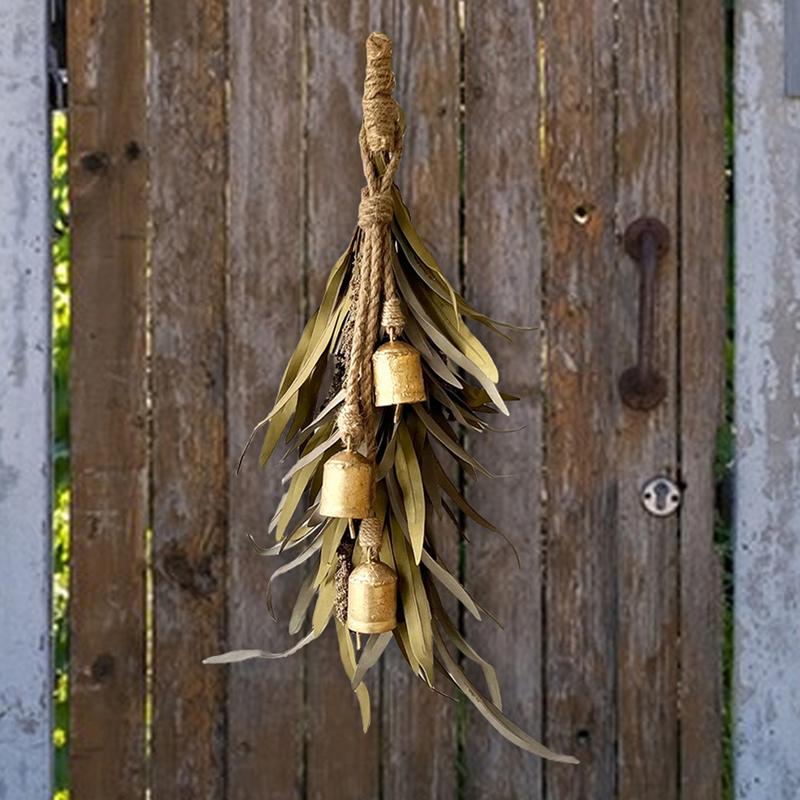 Winter Wreaths For Front Door Outdoor Home Decorations Christmas Bells Decorations Christmas Wreaths For Outside Artificial