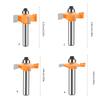 High Quality Router Bit Set for Wood Joinery 8mm Shank with Long Time Ball Bearing High Accuracy Milling Cutter