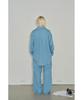 KINGKIM Label Lounge Shirt - Sky Blue