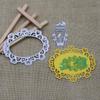 New Lace Oval Mirror Bird Cage DIY Scrapbooking Craft Embossing Die Cut Making Stencil Template