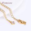 Chain Extender 8 Types Full Length 70mm 18K Real Gold Plated Brass Extended Extension Tail Chain with Lobster Clasps