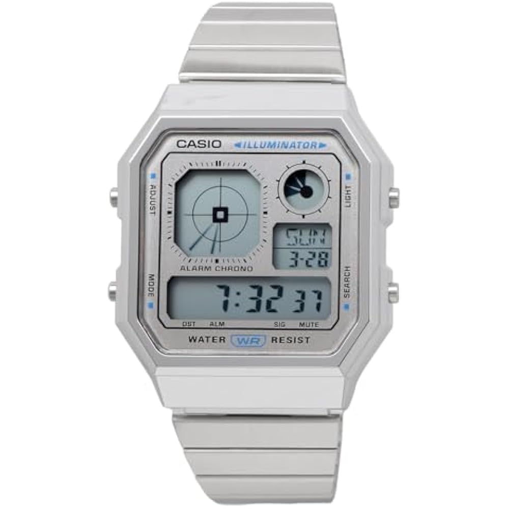 Casio CASIO Standard Digital Wristwatch with Analog Display Vintage Series A130WE-7A Unisex Sil...