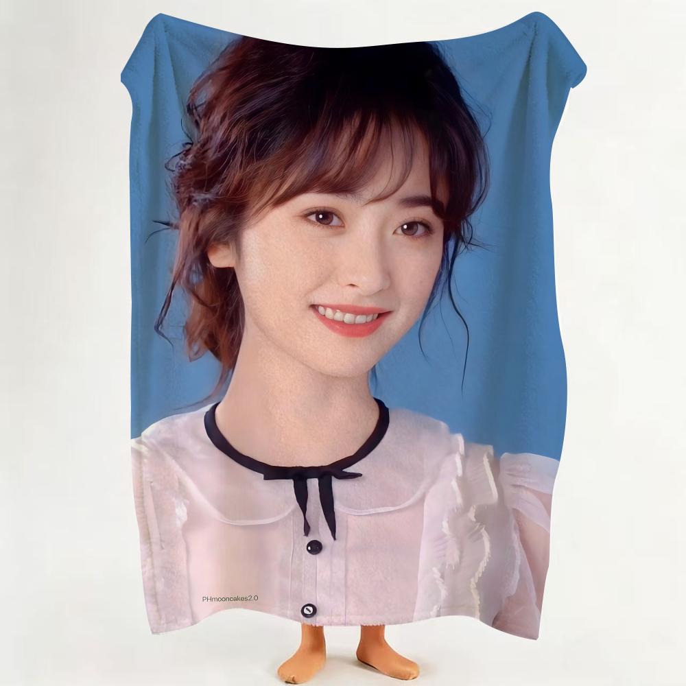 Celebrity S Shen Y Yue Throw Flannel Throw Blanket Suitable for Sofa Living Room Bedroom