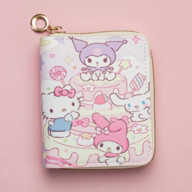 Hello Kitty Women's Cartoon Wallet - Cute, Waterproof, Wear-resistant Coin Purse