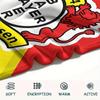 Bayer 04 Leverkusen Print Flannel Blanket, High Quality Comfortable for All Seasons, Home Decor, Warmth and Comfort, Perfect for Christmas Gifts