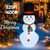 5.25FT Inflatable Toy Hat Snowman Xmas Decorations for Yard with LED Lights Christmas Supplie Home Ornament Festive Holiday Gift