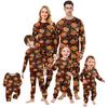 Family Matching Print Sets Pajamas Loungewear Outfits Family Matching Long Sleeve Tops+Pants Set