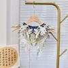 Embroidery Floral Neckline Buckle Front Ancient Hanfu Costume Fake Collar Shawl