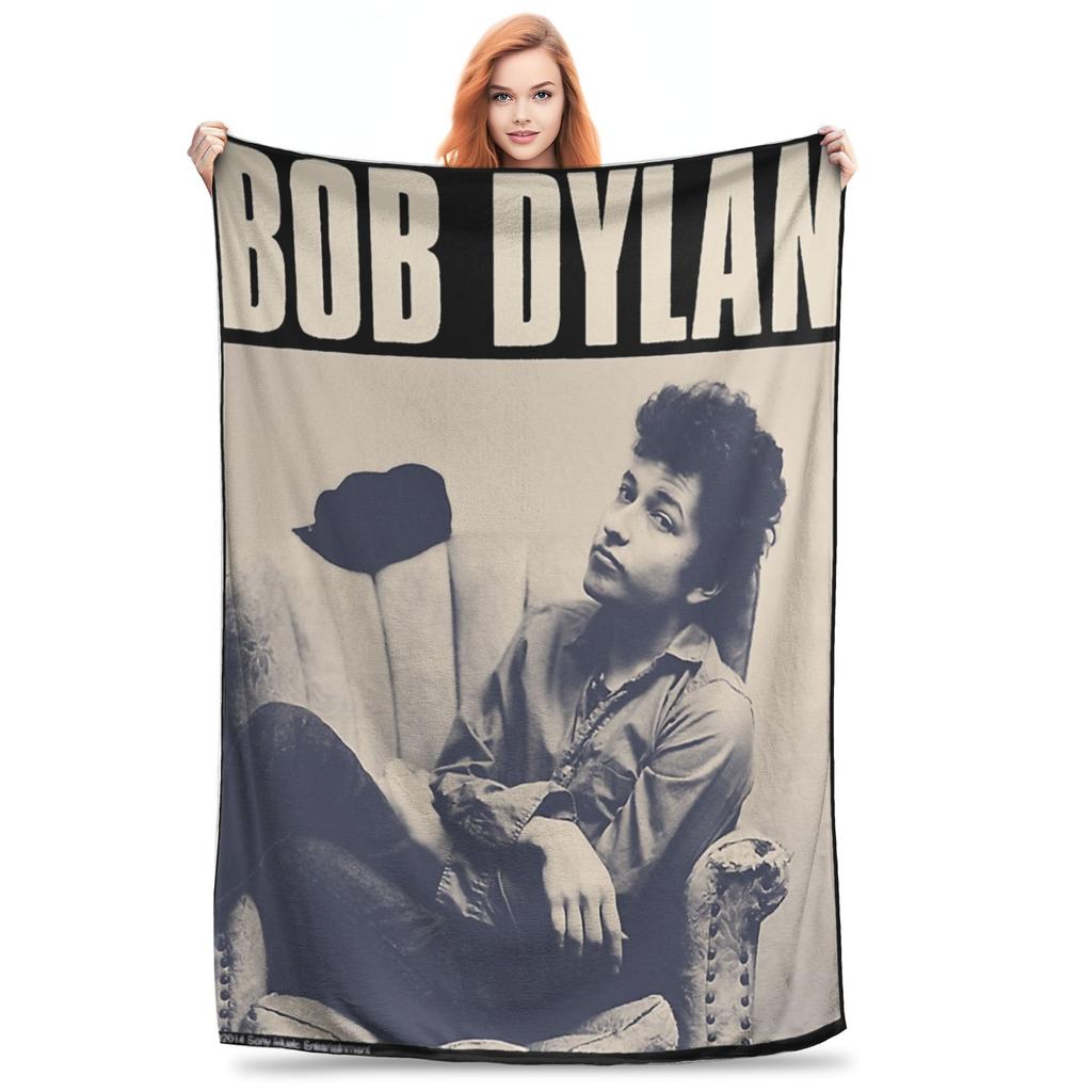 Bob Dylan Singer Folk Music Blanket Multi-size Super Soft and Warm  Throw Blankets for Sofa Couch and Bed