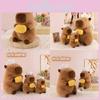 Toy Capybara Plush Chef Design Doll Birthday Gift Party Decoration Accessory
