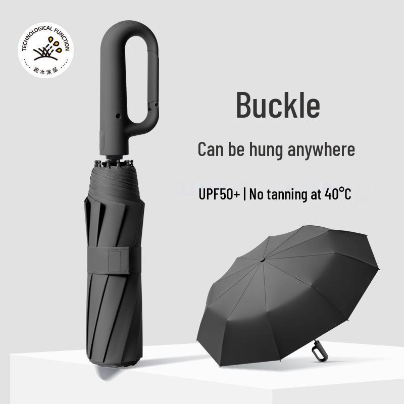 Large Automatic Dual-Use Umbrella: Sunshade & Rain Protection with Custom Logo