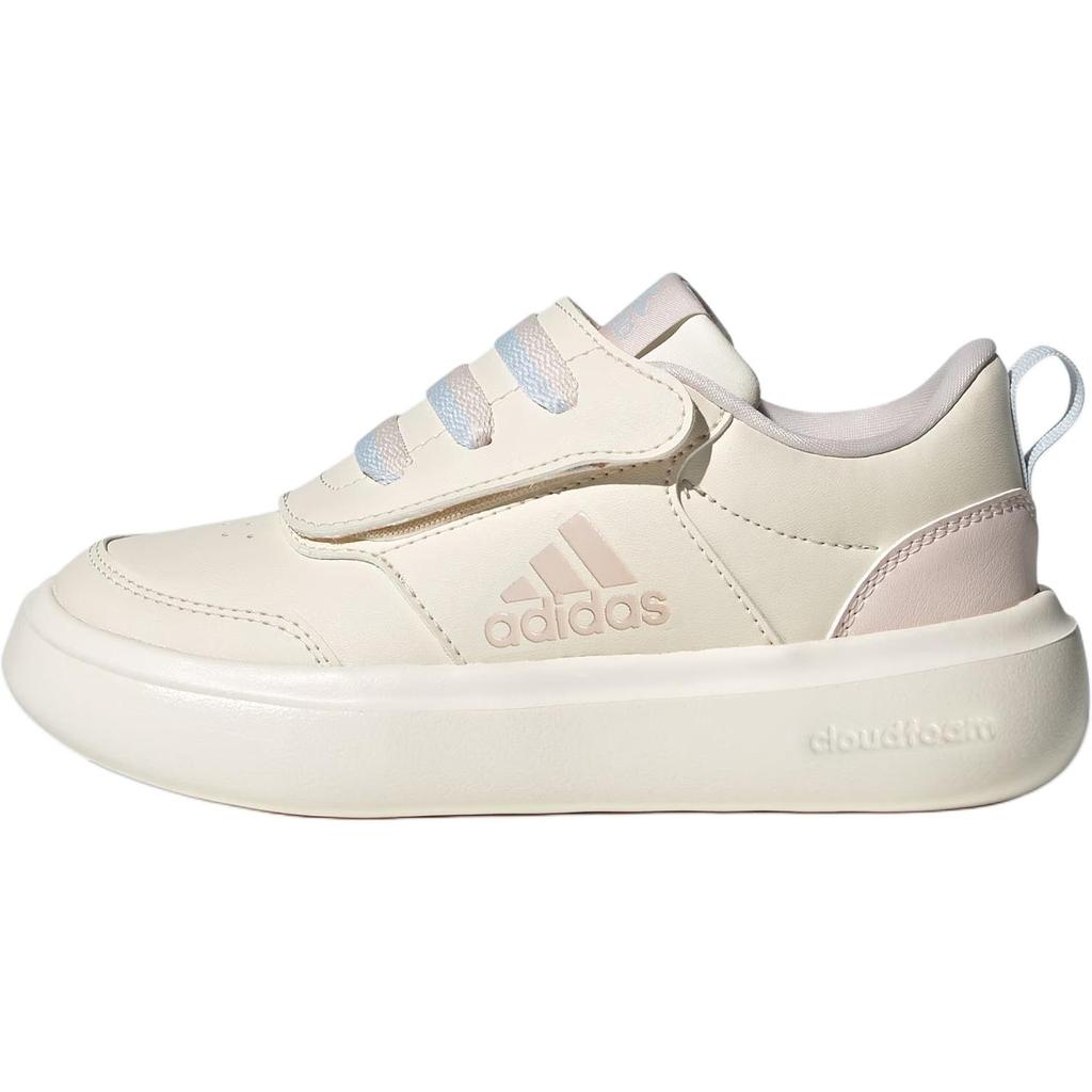 Adidas Park St Synthetic Leather Comfortable Versatile Durable Low-Top Casual Shoes Kids Casual Shoes Light-Blue JR2135