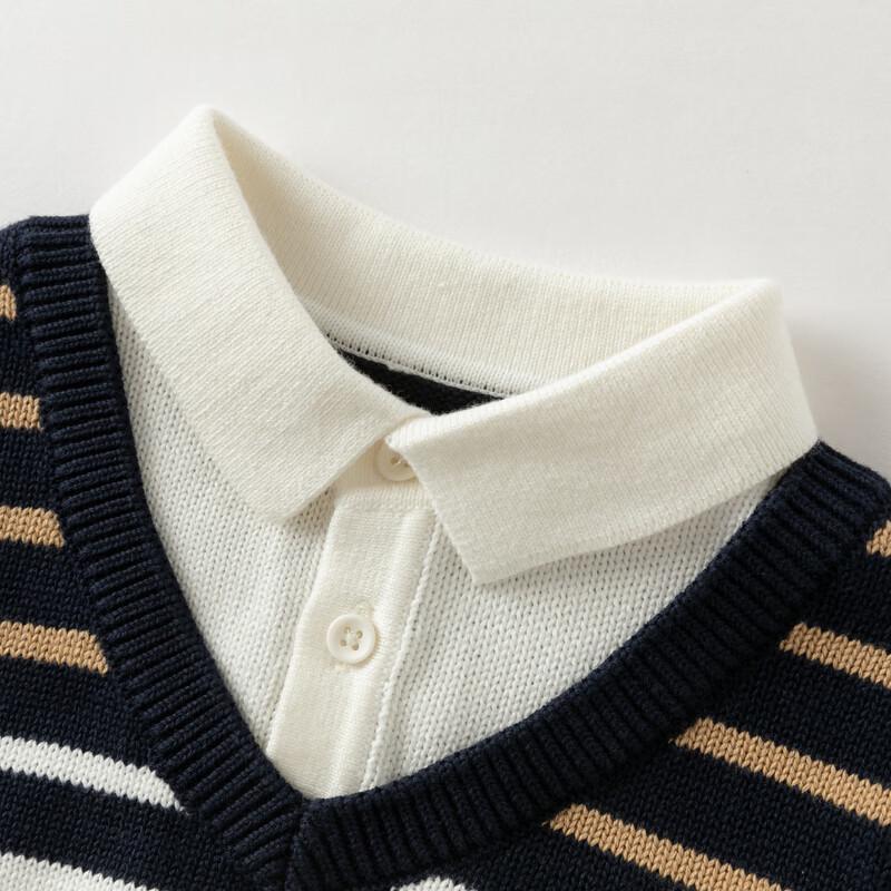 David & Bella Boys' Academy Style Lapel Sweater