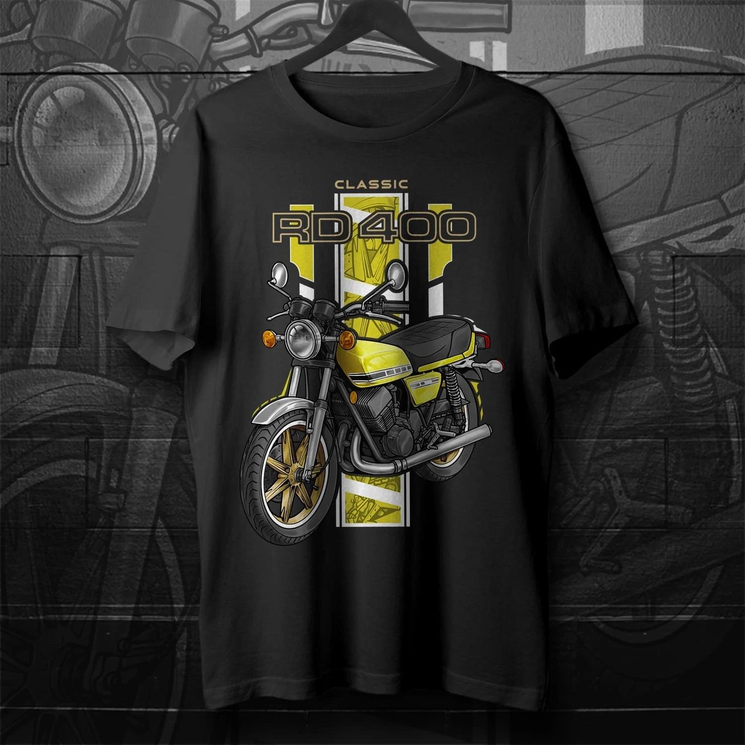 Yamaha RD400 1976-1979 T shirt, Motorcycle Tee for Riders S