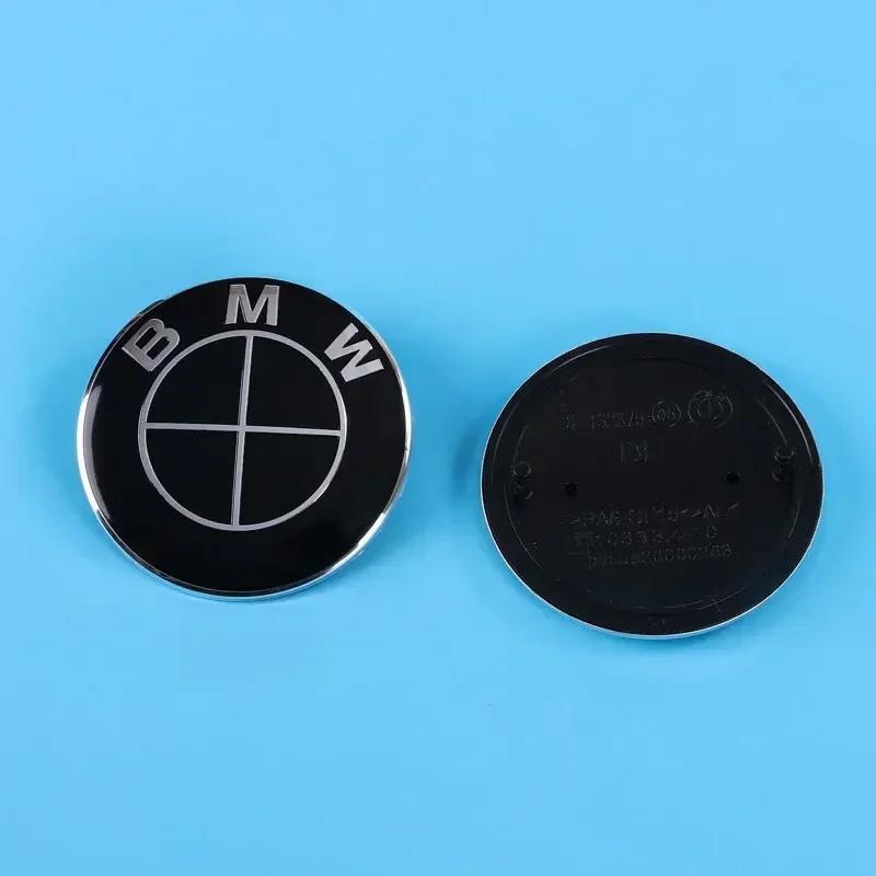 

Interior Mouldings New 2025 1Pc ABS 74mm 82mm Car Front Hood Badge Logo Rear Trunk Emblem for BMW M Performance E46 F10 F30 E39 74mm 1PC