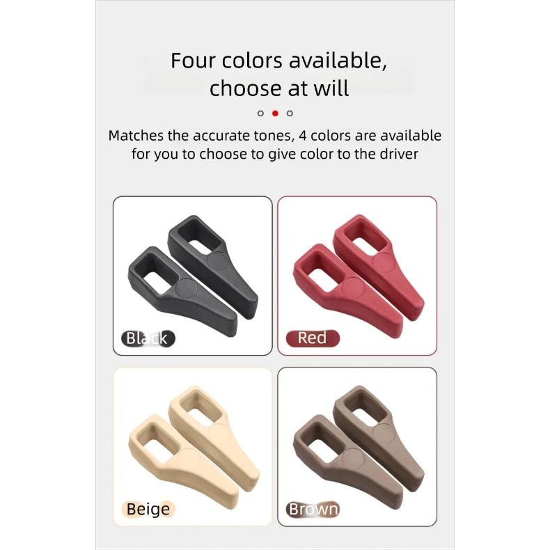 2Pcs Car Seat Gap Filler Odorless Seat Belt Buckle Protector Flexible Seat Side Gap Filling Strip Universal Auto Drop Blocker