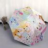 Sugarbunnies,Cute Automatic Folding Umbrella Simple 8 Rib Design, Bright Cartoon Pattern, Durable Iron Frame, Suitable For Travel, Outdoor,