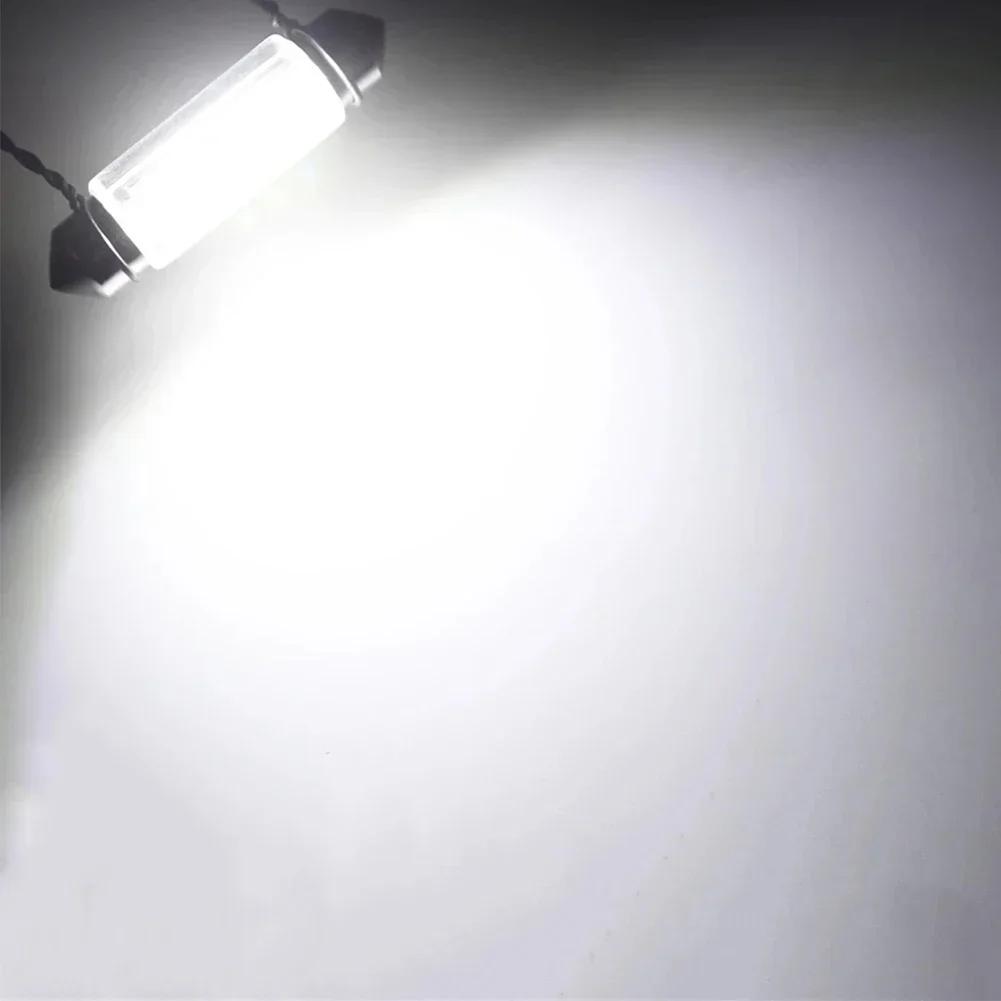 10Pcs31mm 36mm 39mm 41mm C5W C10W LED Bulb Canbus Festoon Auto White Led Car Interior Light Dome Reading License Plate Lamp 12V