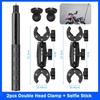 For Insta360 X2 X3 X4 X5 Motorcycle Bike Mount Selfie Stick for Insta 360 X2 X3 X4 X5 Moto Monopod Handlebar Accessories Kit