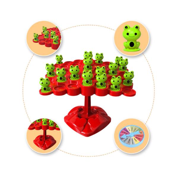 Holiday game, family game, frog balance game, balance, concentration improvement, stress relief, board game