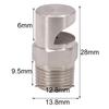 Adjustable Spray Angle Boomless Nozzle Stainless Steel Wide Spray Angle