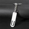 NEW DIY Stainless Steel A-Z Letters Key Chain 26 Alphabet Charm Metal Keyring Men Women Car Key Ring Unique Gift