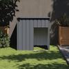 Vidaxl Buda Dla Psa, Z Dachem, Antracytowa, 110X103X109 Cm, Stal