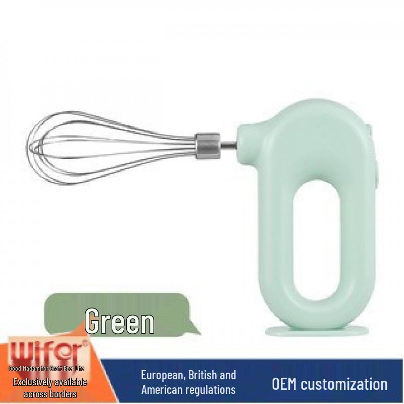 Multi-Functional Electric Egg Beater: Compact Whisk & Mixer for Home Baking