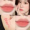 Han Qian Waterproof Matte Lip Liner & Lipstick Duo - Long-lasting, Rotating Lip Pencil for Autumn/Winter.