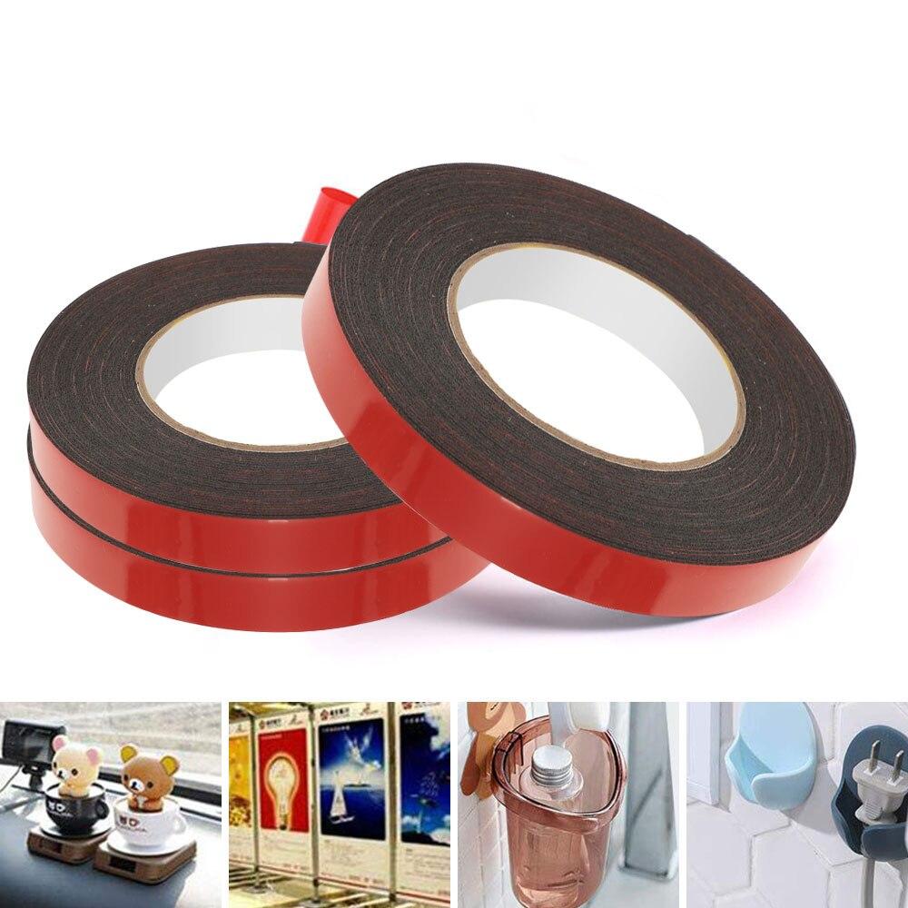 Double-sided Foam Sponge Tape, Double-sided Adhesive Foam Tape for Mounting, Double-sided Adhesive Tape, Length 10m