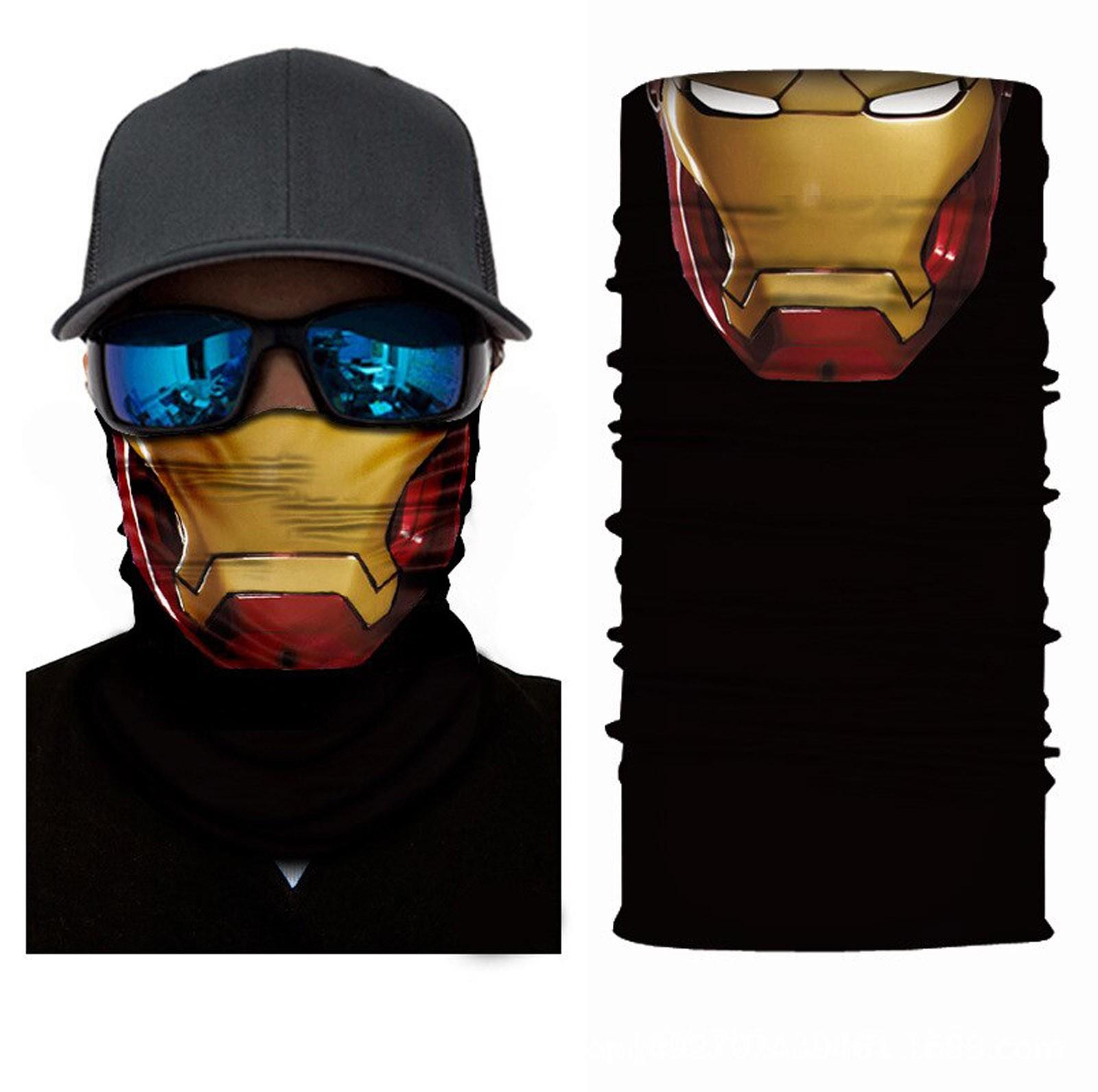 

Skeleton Sports Outdoor Bib Cycling Mask Sun Neck Sleeve Seamless Mask Headscarf One Size
